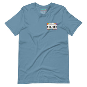 She Her Pronouns Pride T-Shirt