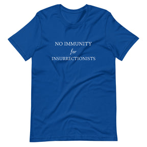 No Immunity for Insurrectionists T-Shirt