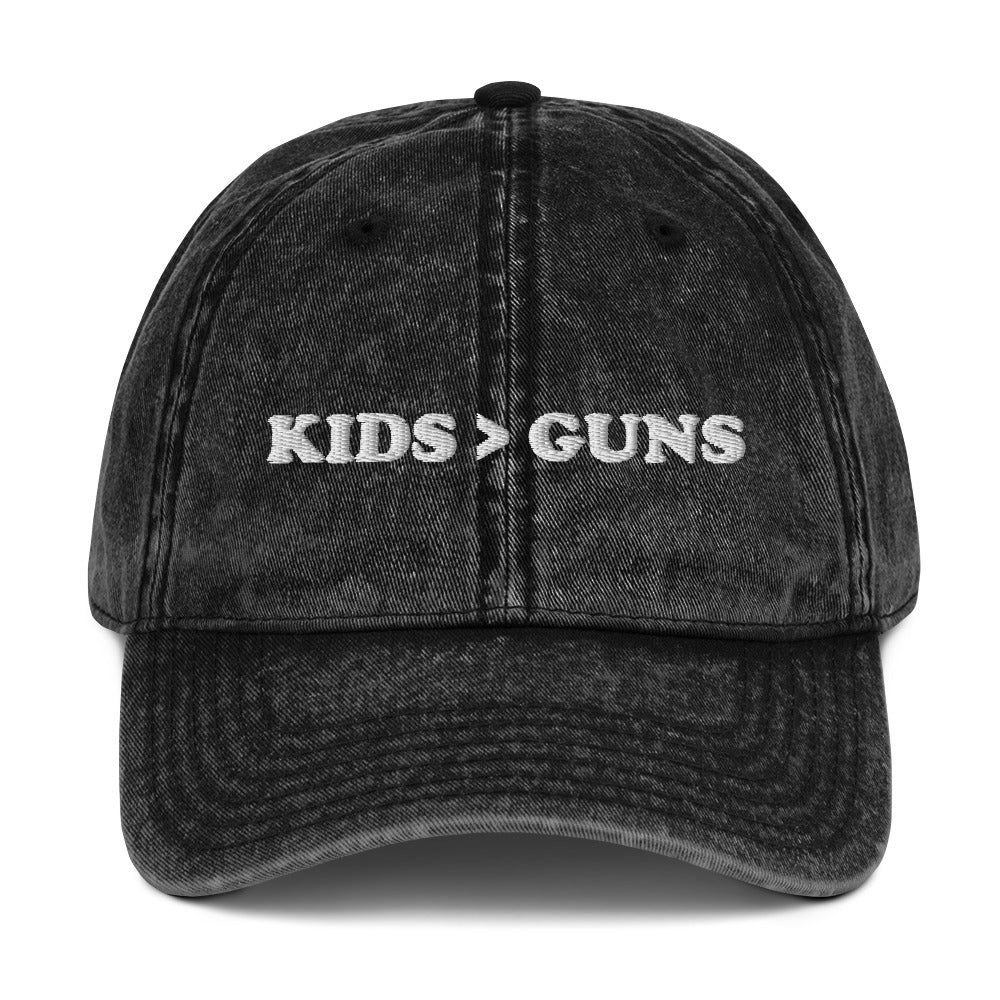 Kids > Guns Vintage Denim Hat