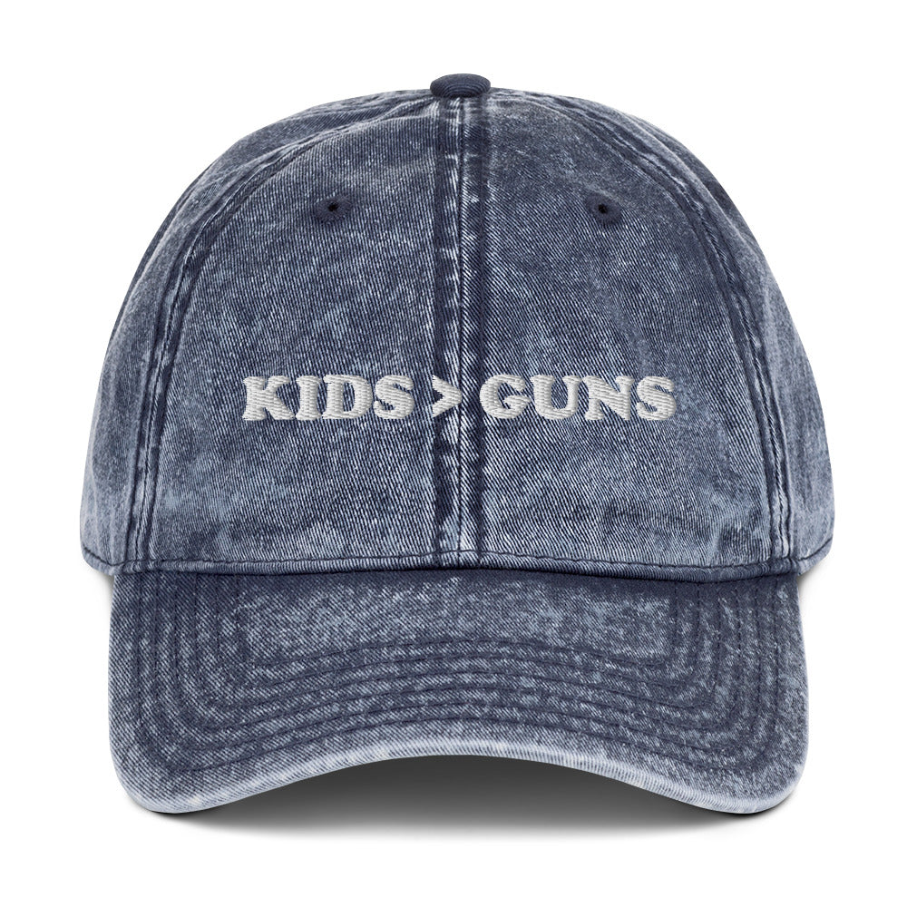 Kids > Guns Vintage Denim Hat
