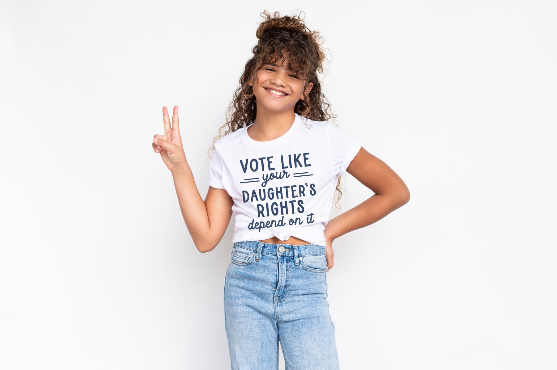 Vote Like Your Daughter's Rights Depend On It Youth T-Shirt