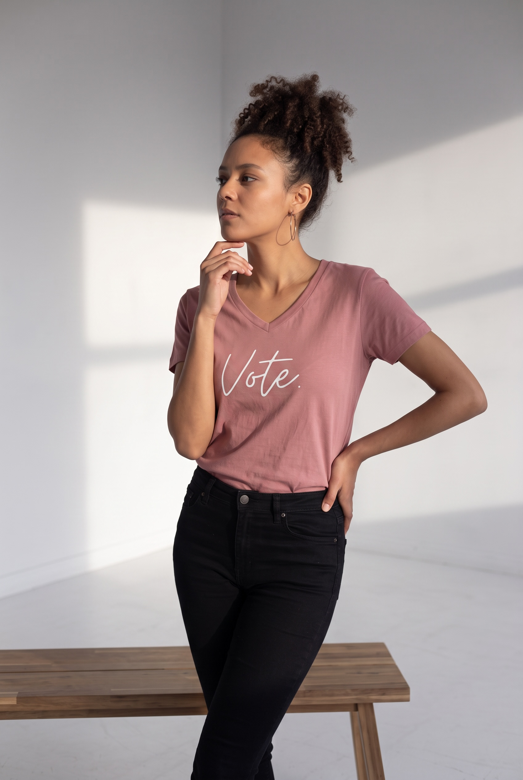Vote Relaxed V-neck T-shirt