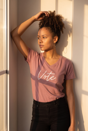 Vote Relaxed V-neck T-shirt