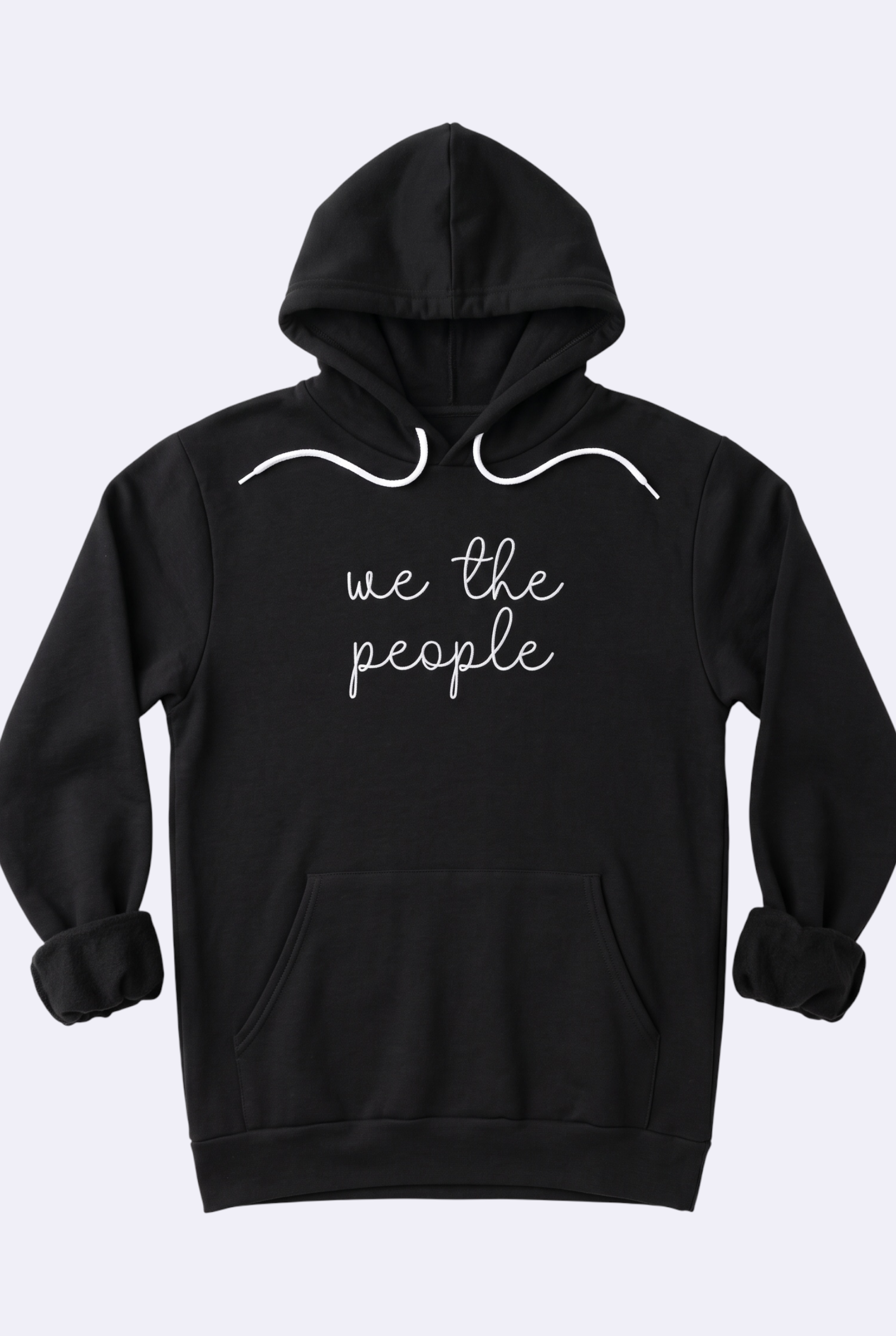 We the People Embroidered Premium Midweight Hoodie