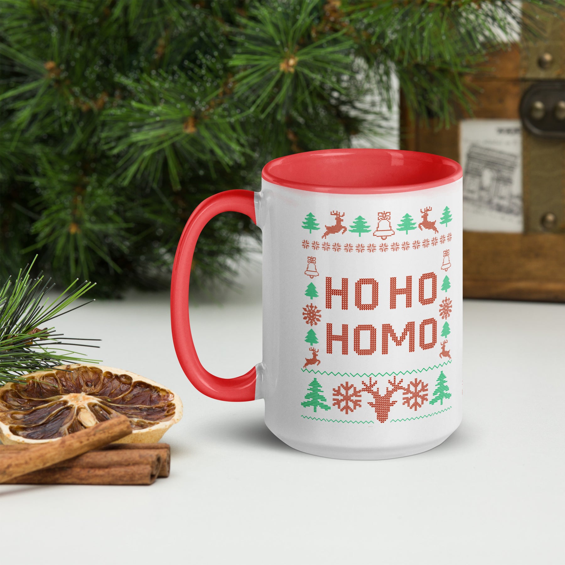 Ho Ho Ho Stoneware Coffee Mug