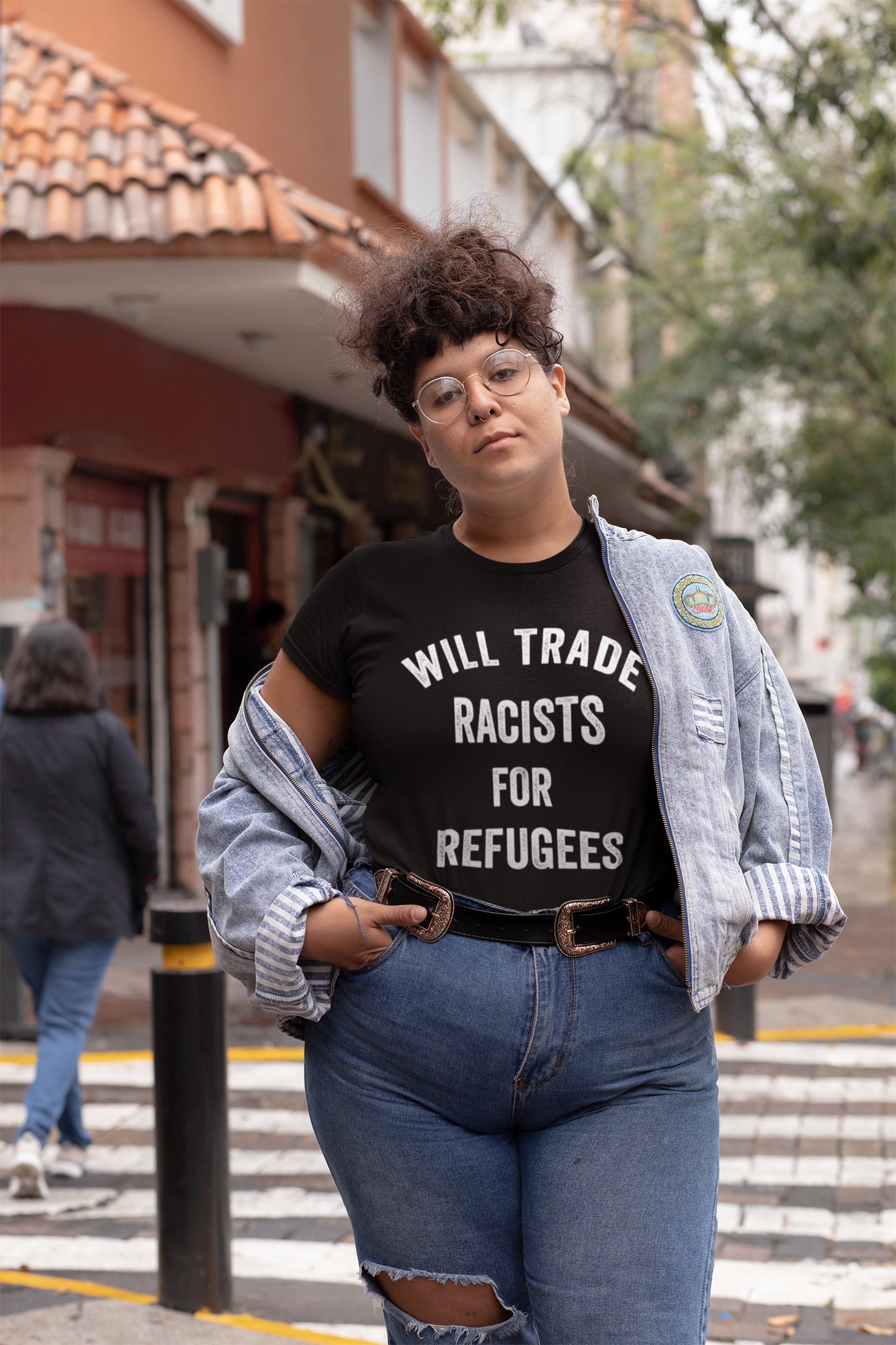 Will Trade Racists For Refugees T-Shirt