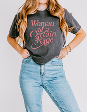 Woman Of A Certain Rage — Women's Heavyweight Boxy Crop Tee