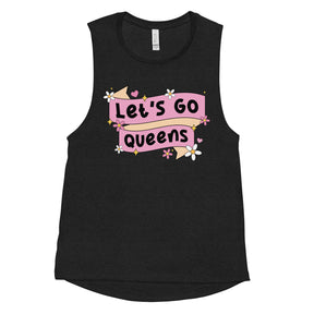 Let's Go Queens Women's Muscle Tank