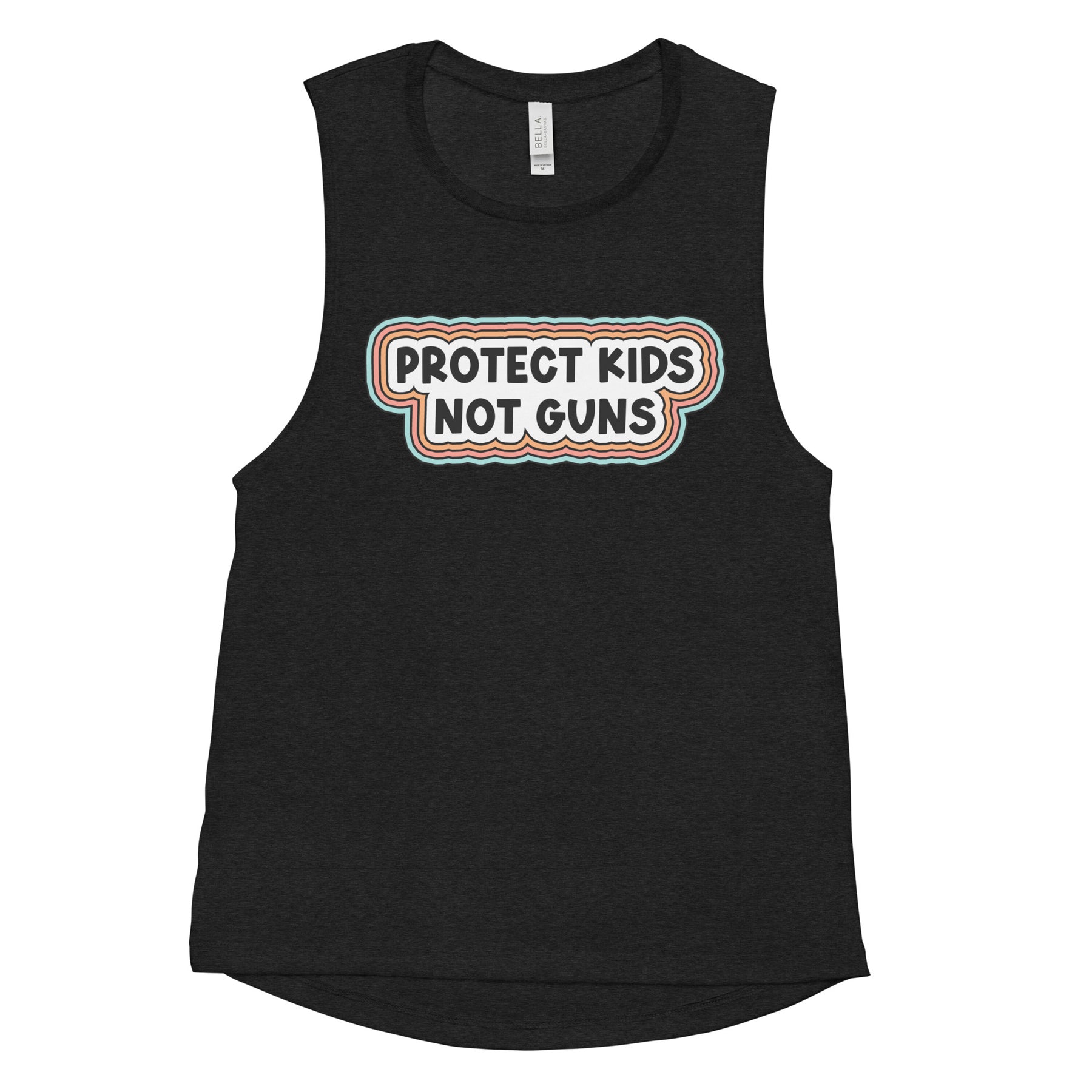 Protect Kids Not Guns Women's Muscle Tank