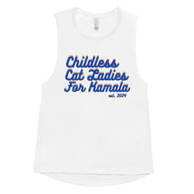 Childless Cat Ladies for Kamala Women's Muscle Tank