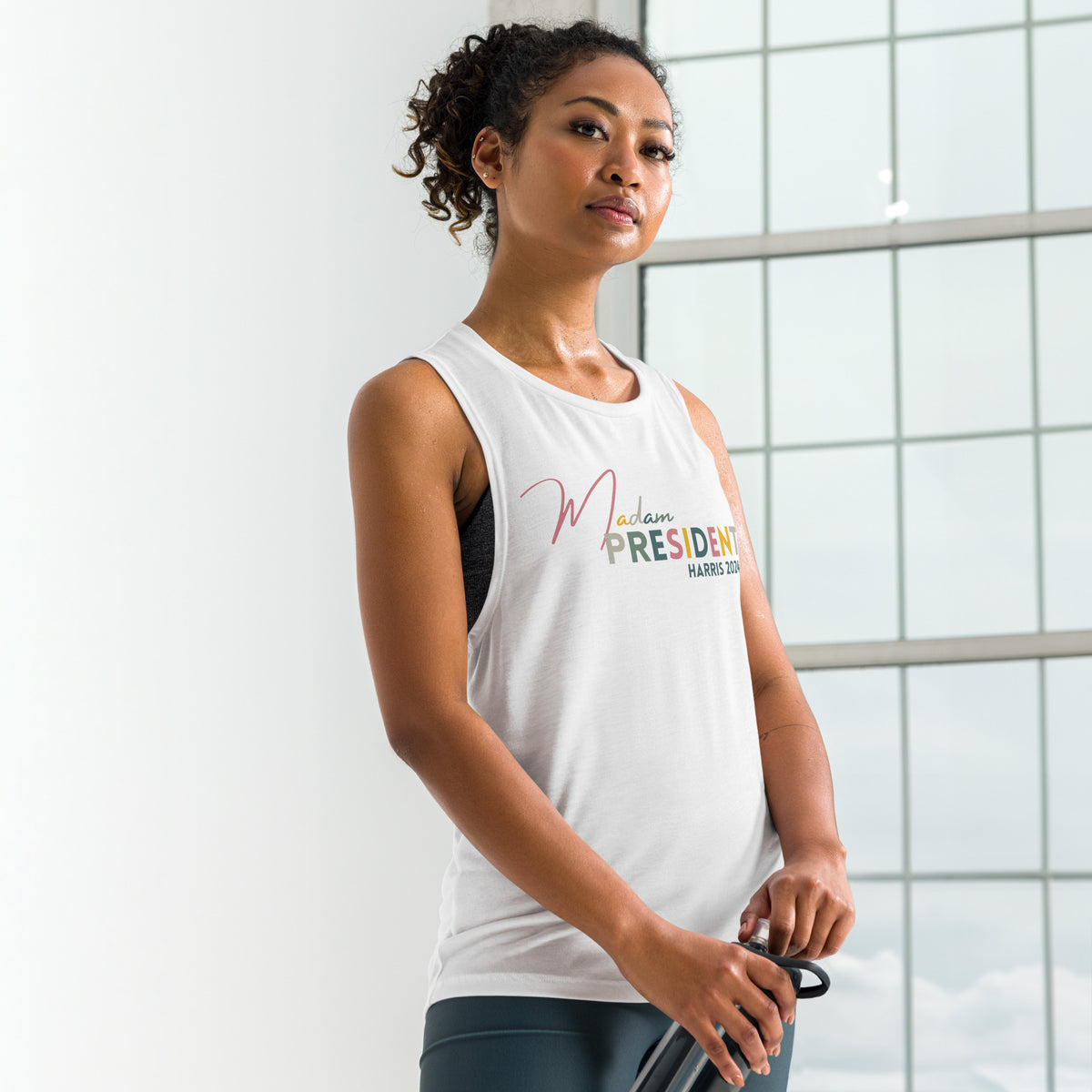 Madam President Harris 2024 Women's Muscle Tank Top