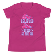 She Believed She Could Youth T-Shirt
