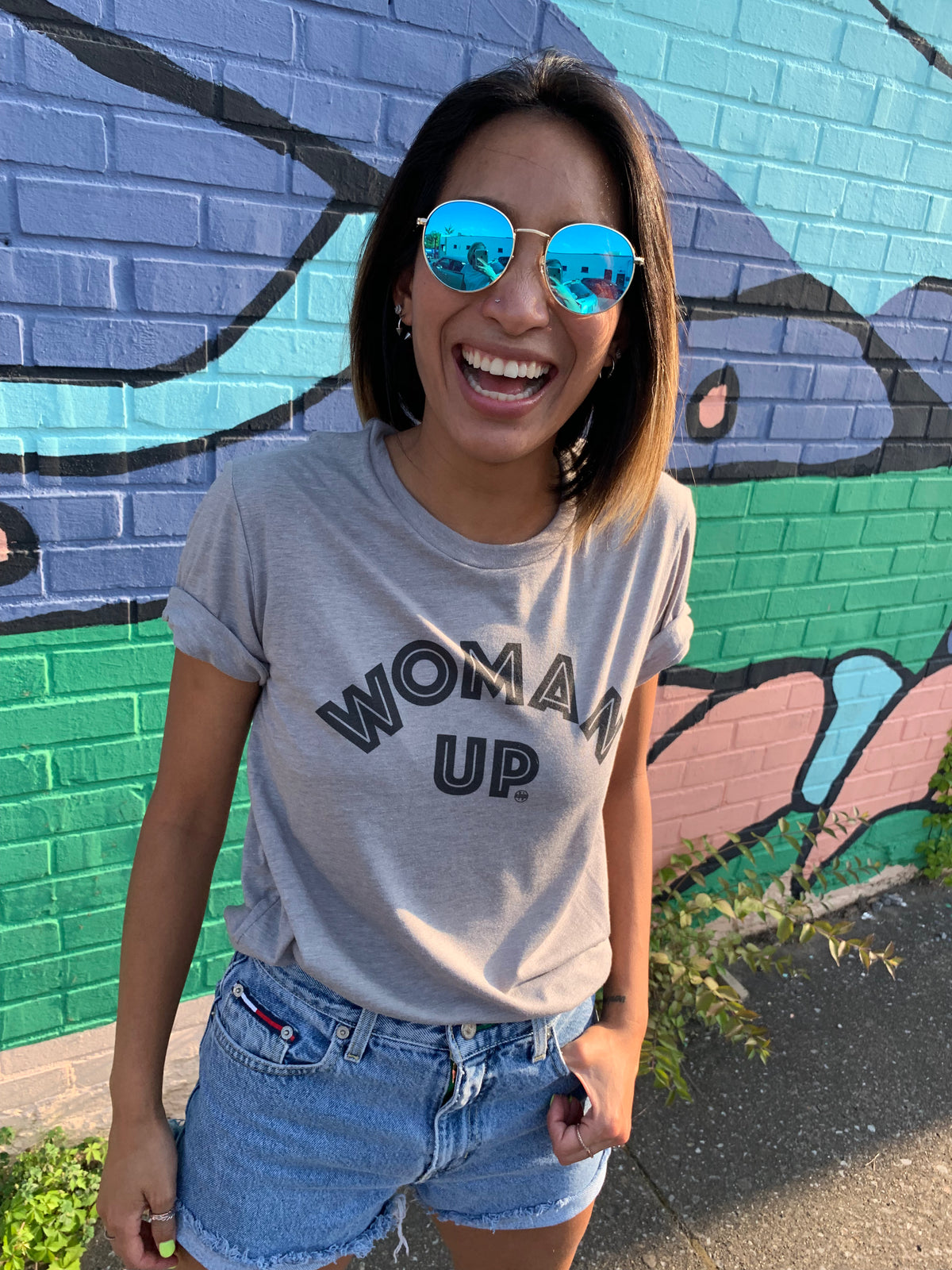 Woman Up Super Soft Triblend T-Shirt