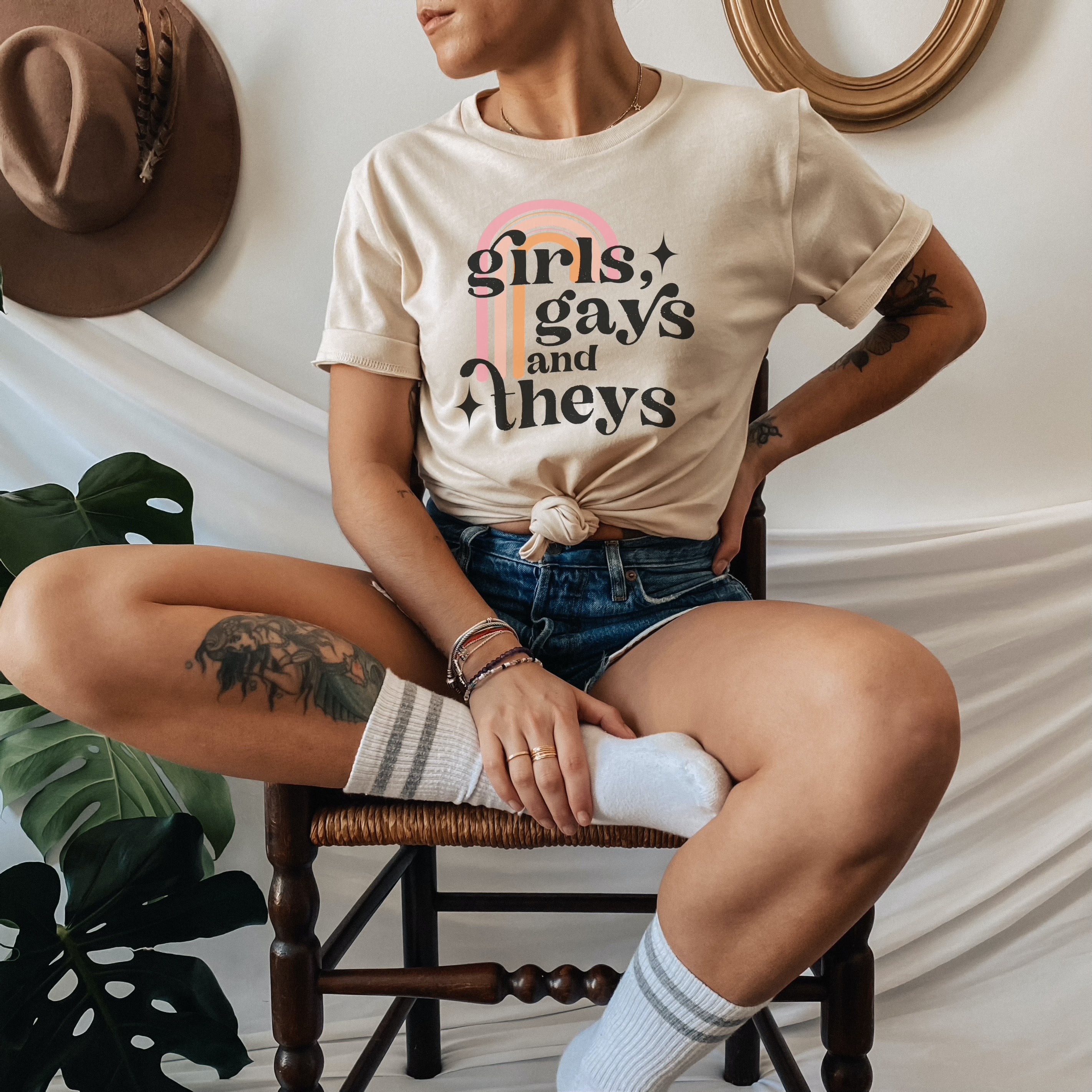 Girls Gays and Theys T-Shirt