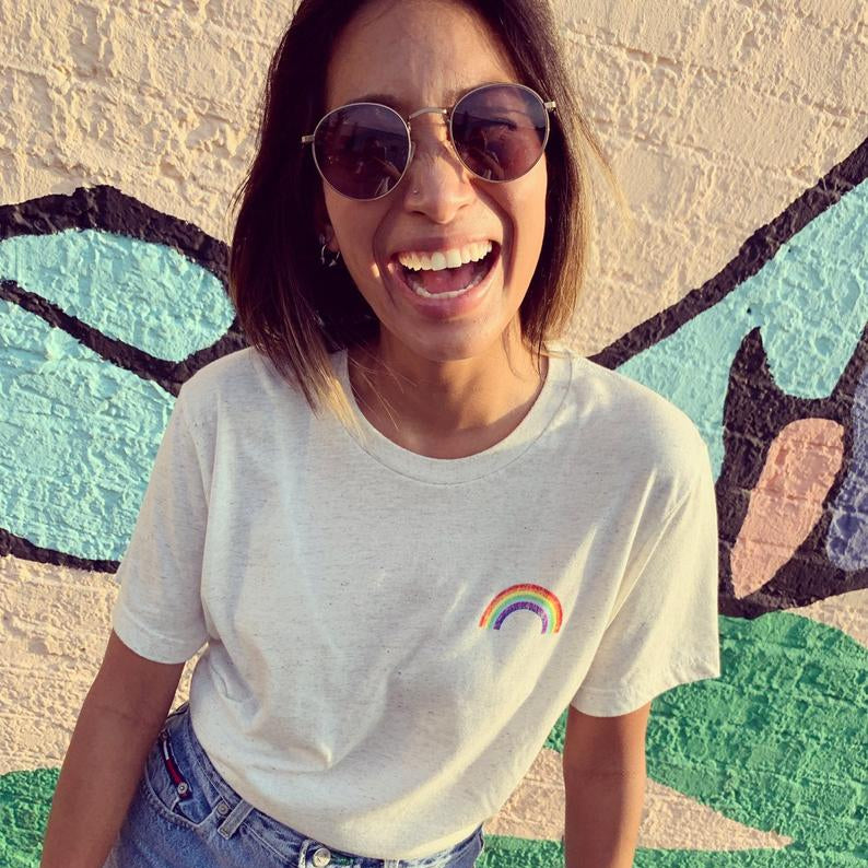 Vintage Rainbow Super Soft Triblend T-Shirt
