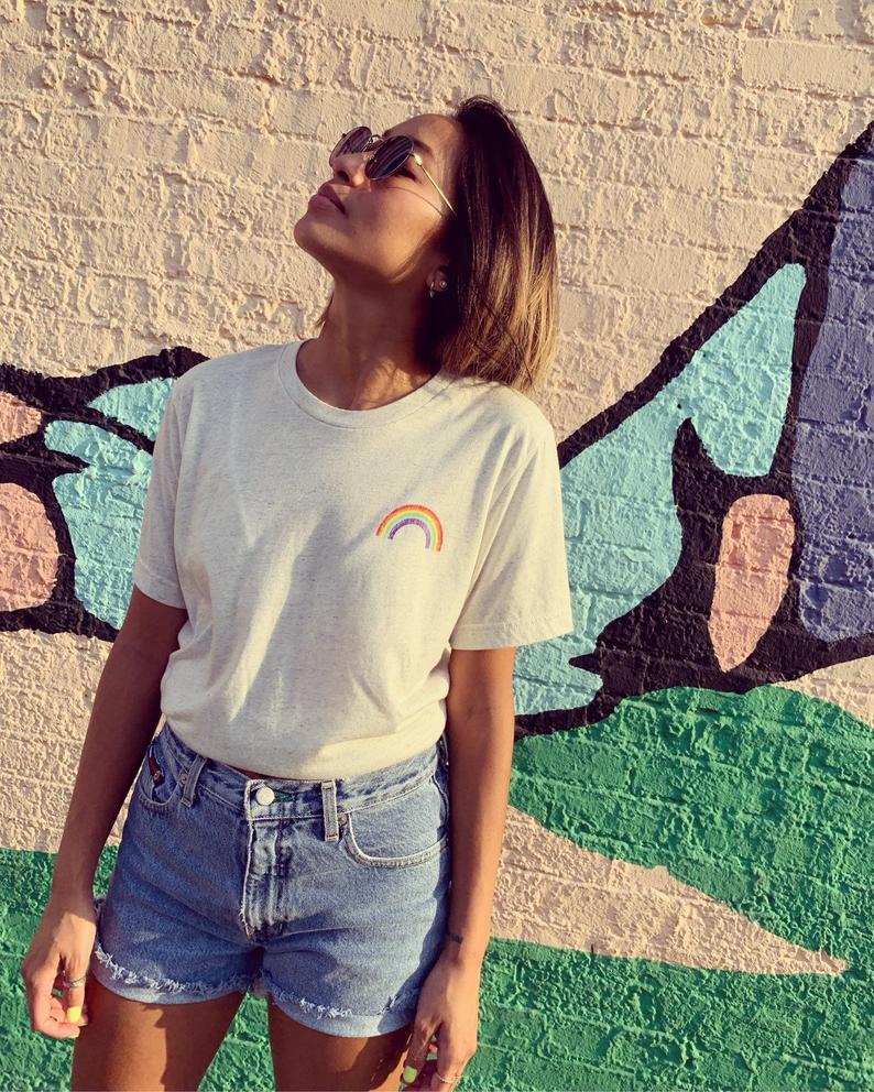 Vintage Rainbow Super Soft Triblend T-Shirt