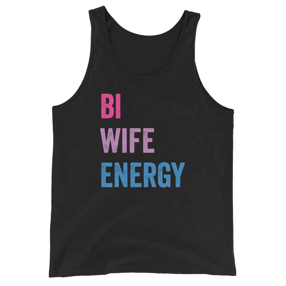 Bi Wife Energy Unisex Tank Top