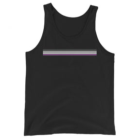 Ace Pride Stripes Unisex Tank Top