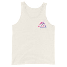 Bi Pride Triangle Unisex Tank Top