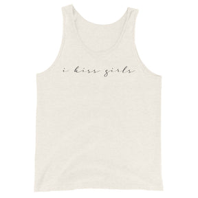 I Kiss Girls Unisex Tank Top