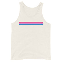 Bi Pride Stripes Unisex Tank Top