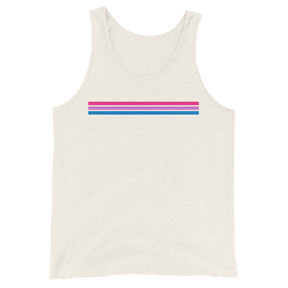 Bi Pride Stripes Unisex Tank Top