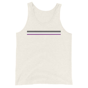 Ace Pride Stripes Unisex Tank Top