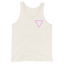 Pink Triangle Lesbian Pride Pocket Unisex Tank Top