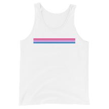 Bi Pride Stripes Unisex Tank Top