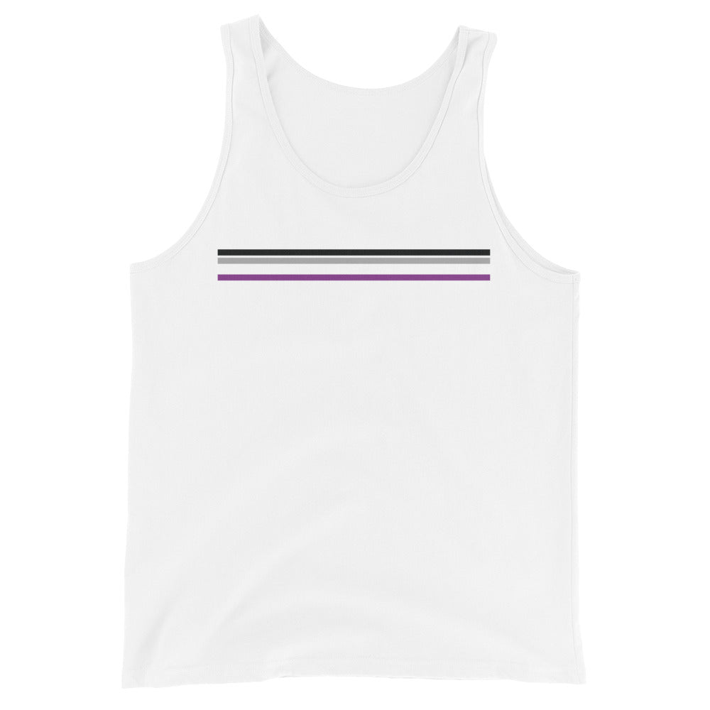 Ace Pride Stripes Unisex Tank Top