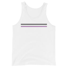 Ace Pride Stripes Unisex Tank Top