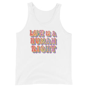 Love is a Human Right Unisex Tank Top