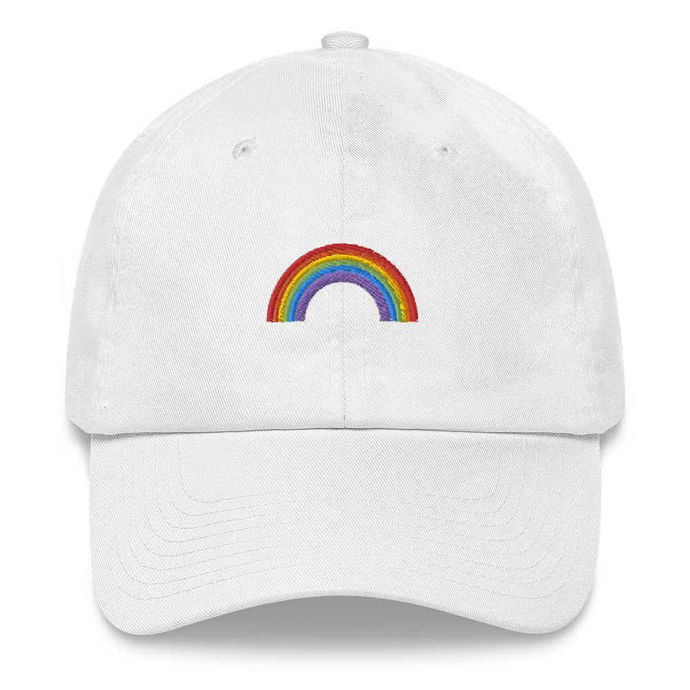 Minimalistic Rainbow Embroidered Hat