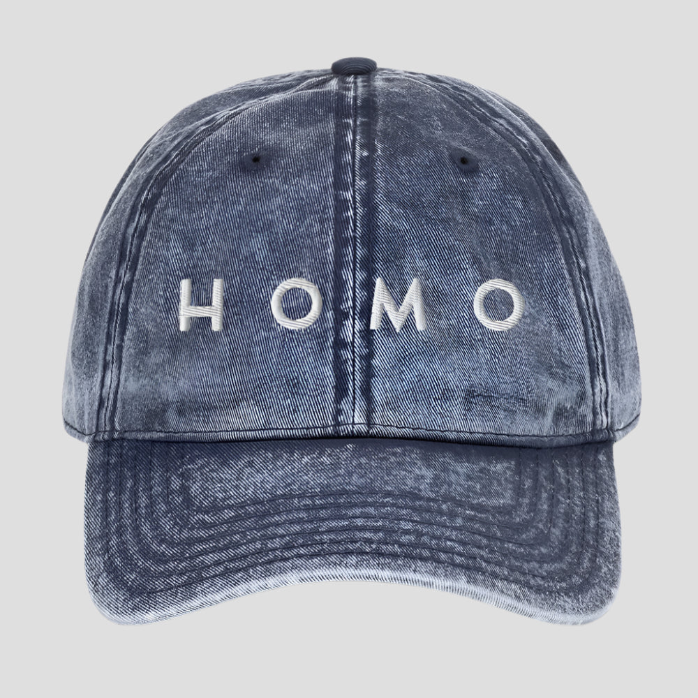 Homo Minimalist Embroidered Hat