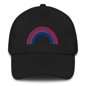Bi Pride Rainbow Embroidered Hat