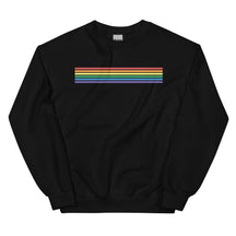 Gay Pride Stripes Minimalist Sweatshirt