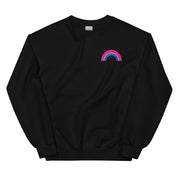 Bi Rainbow Pocket Minimalist Sweatshirt