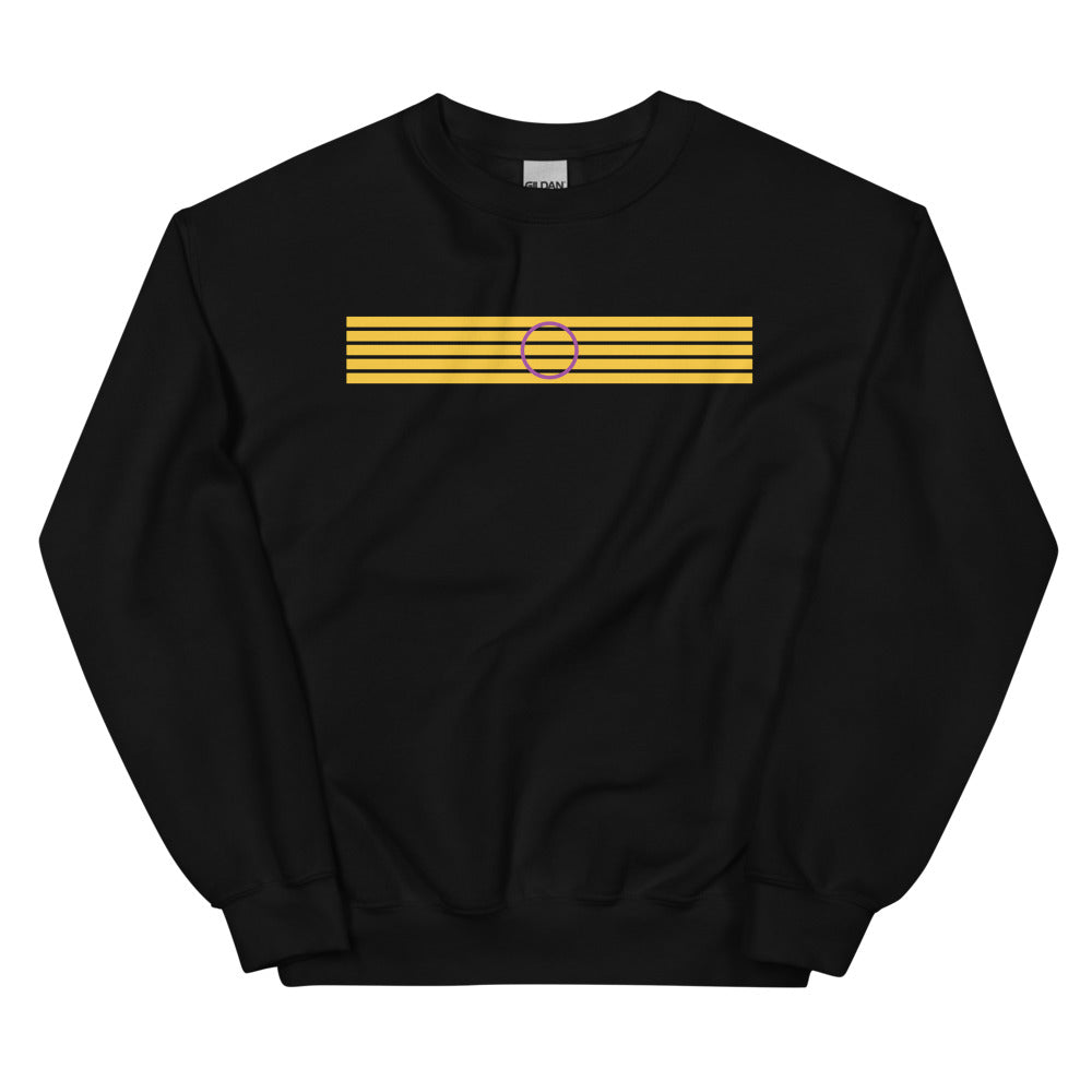 Intersex Pride Stripes Sweatshirt