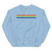 Gay Pride Stripes Minimalist Sweatshirt