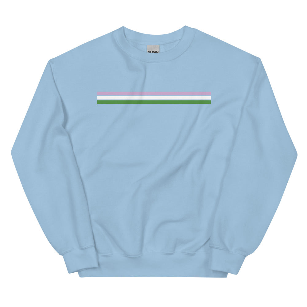 Genderqueer Pride Stripes Sweatshirt