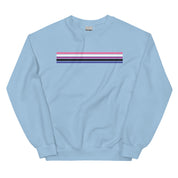Genderfluid Pride Stripes Sweatshirt
