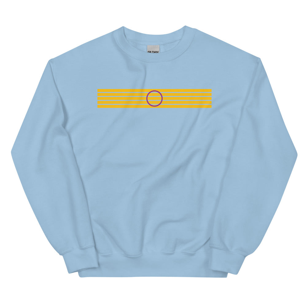 Intersex Pride Stripes Sweatshirt
