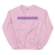 Bi Pride Stripes Minimalist Sweatshirt