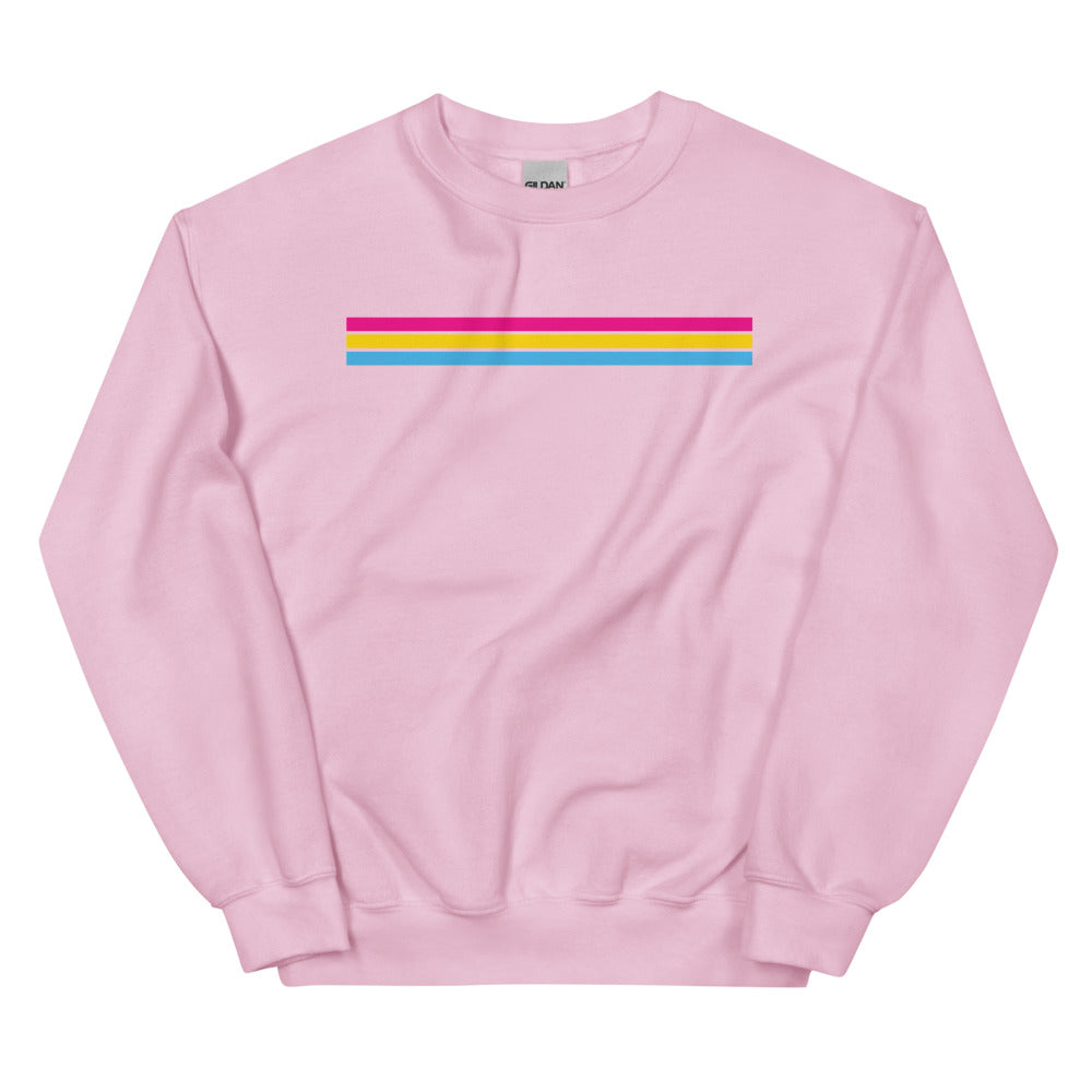 Pansexual Pride Stripes Sweatshirt