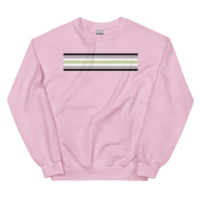 Agender Pride Stripes Sweatshirt