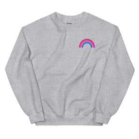 Bi Rainbow Pocket Minimalist Sweatshirt