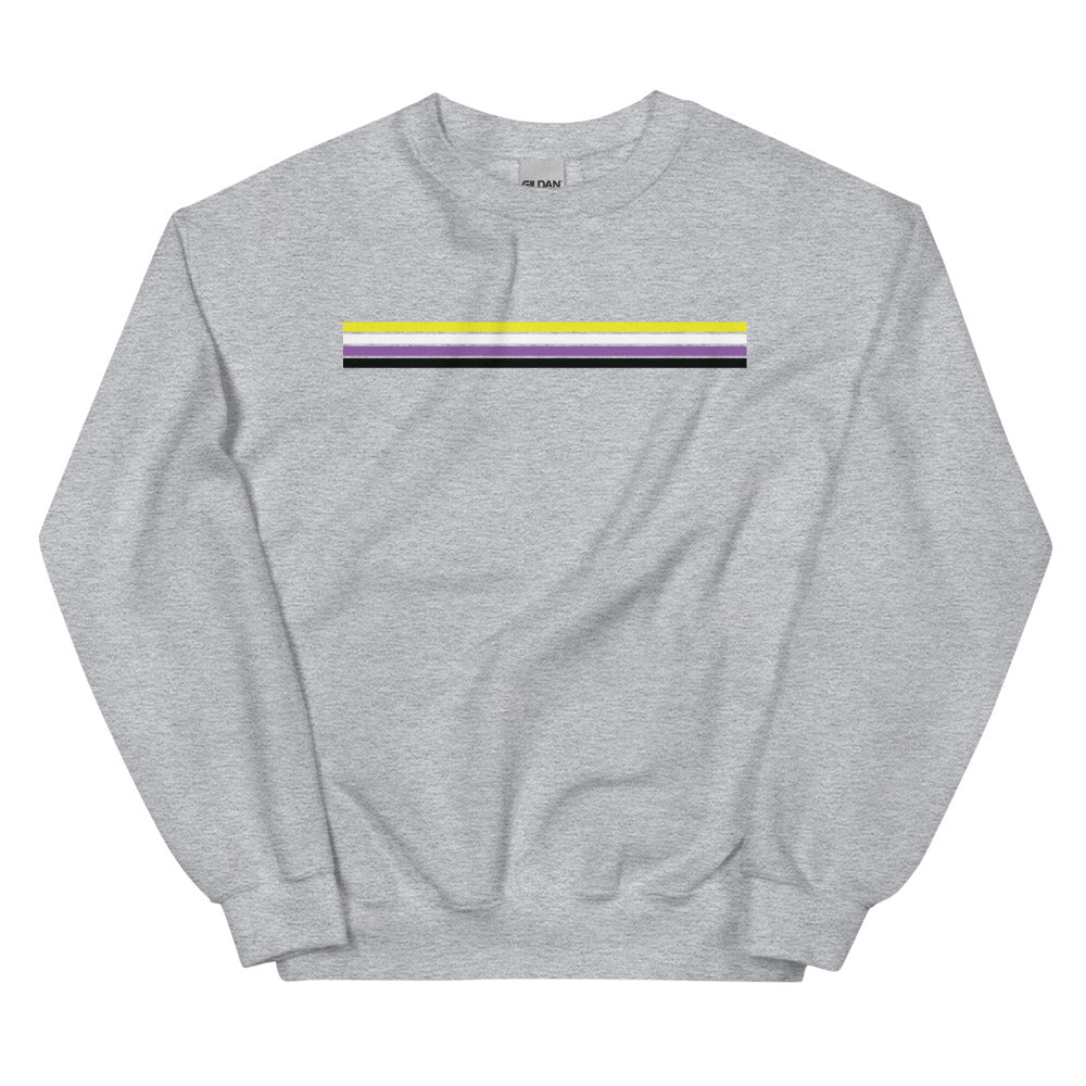 Nonbinary Pride Stripes Sweatshirt