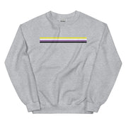 Nonbinary Pride Stripes Sweatshirt