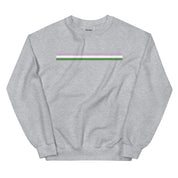 Genderqueer Pride Stripes Sweatshirt