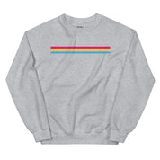 Pansexual Pride Stripes Sweatshirt